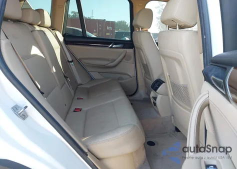 2016 BMW X3 xDrive28I z USA, uszkodzony, nr VIN 5UXWX9C50G0D72287